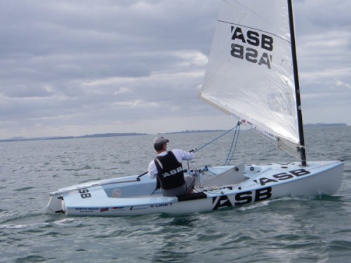 ASB Bank have backed Dan Slater’s 2008 Olympic Finn campaign. © Dan Slater